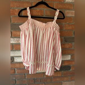 💥💥💥 Sale Lauren Conrad off-the-shoulder blouse Size L